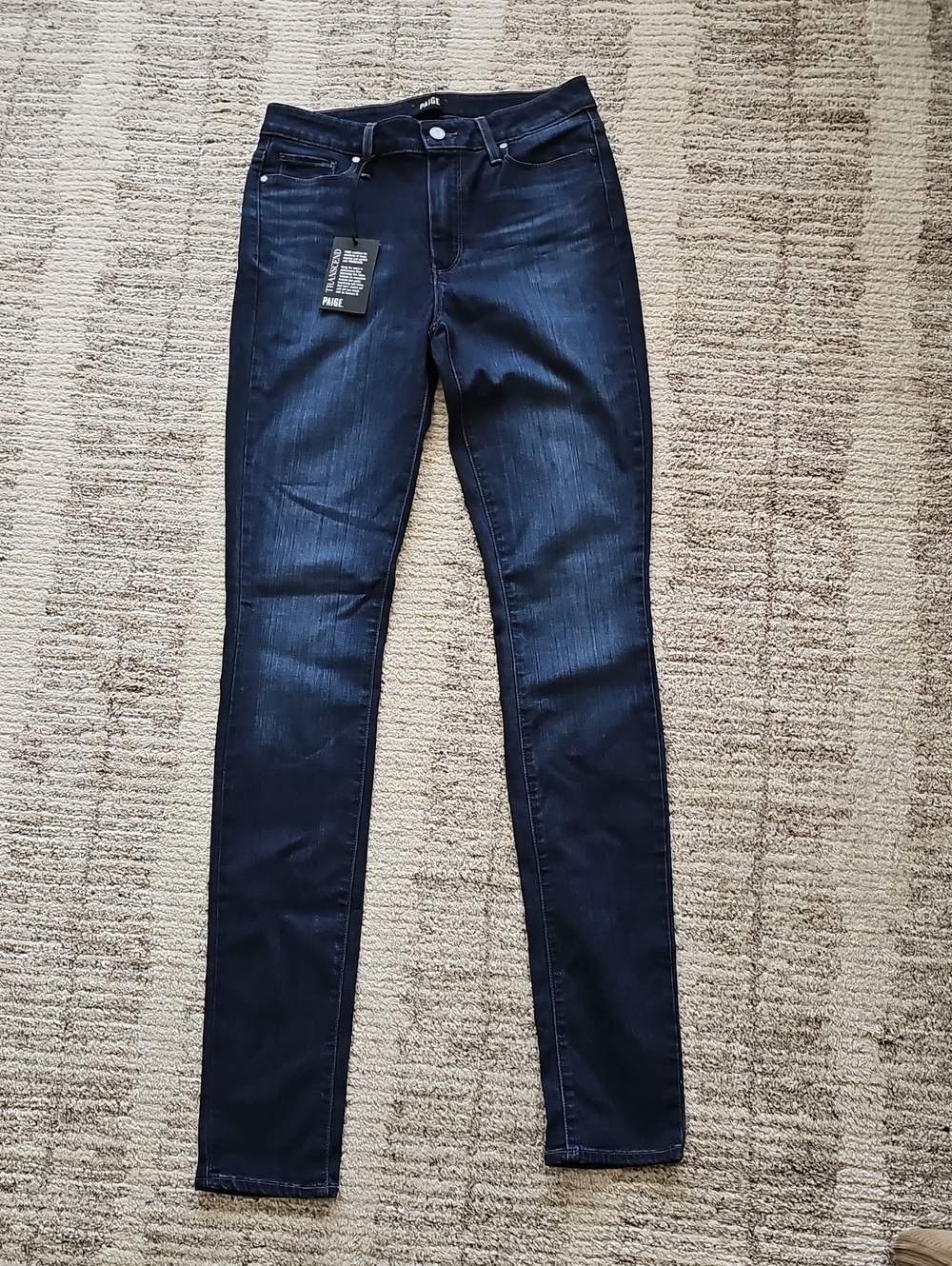 PAIGE Indigo High Rise Leggy Ultra Judson Jeans